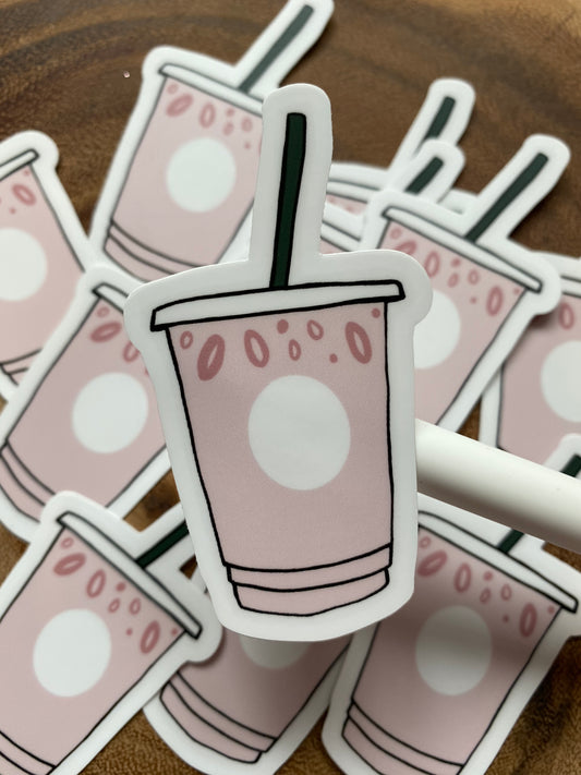 Pink Drink Sticker